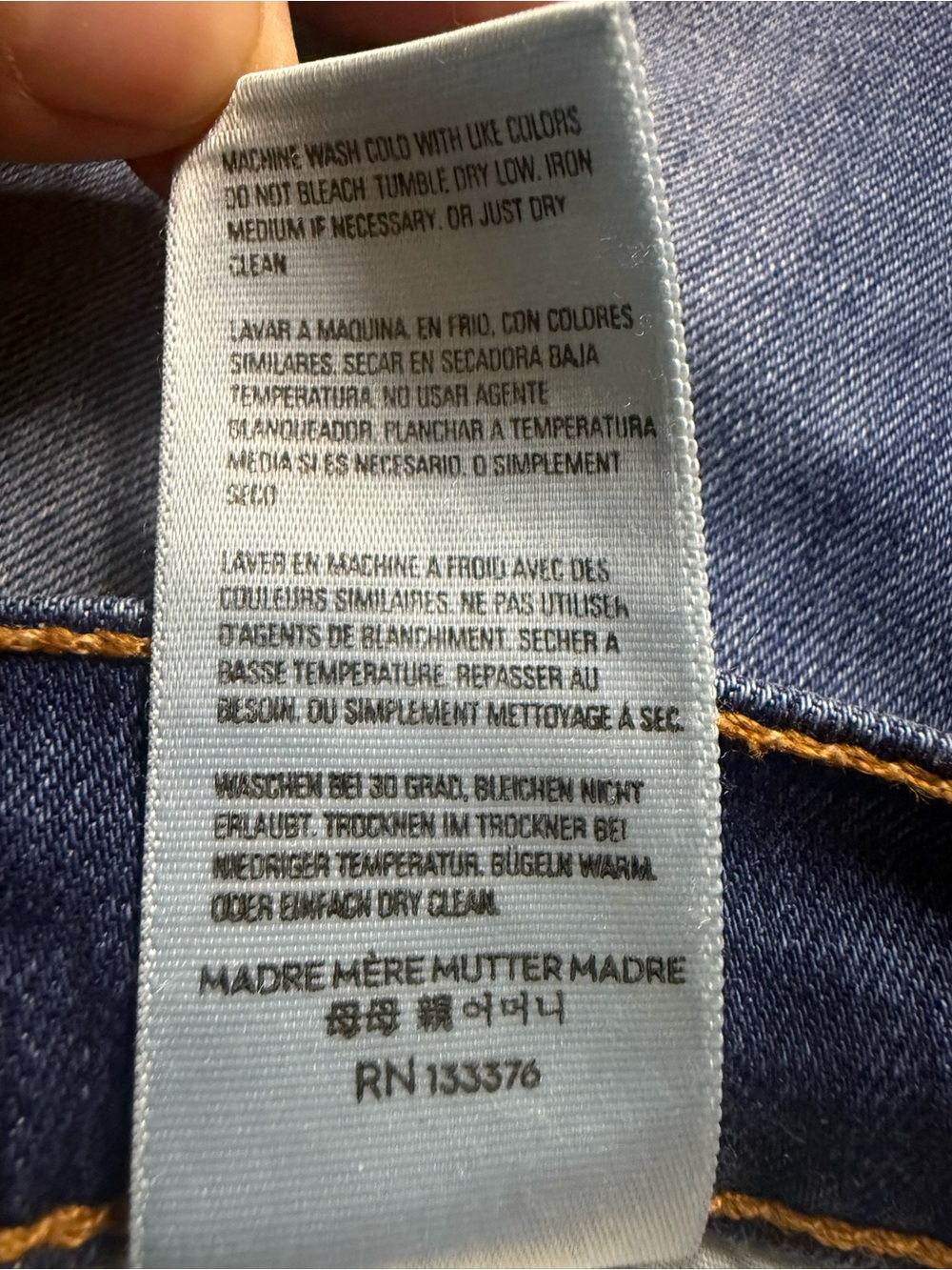 ✨ Authentic MOTHER The Teaser Designer Denim Jeans | Honkey-Tonk Cinderella - Picture 8 of 9